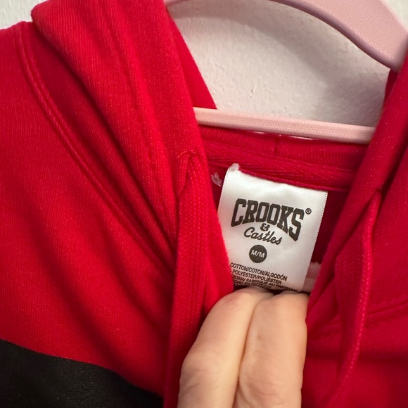 Crooks and Castles Red Sweatshirt Size Medium New!!! - Picture 4 of 4